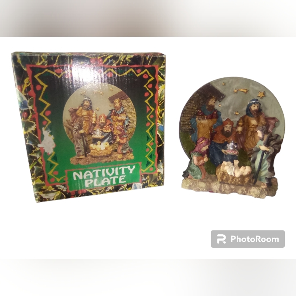 Christmas Nativity Plate
